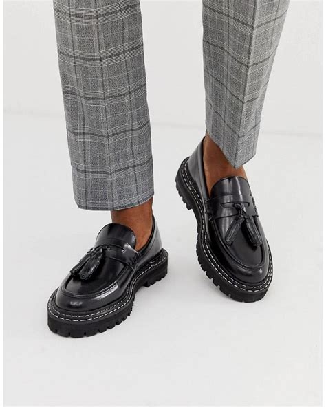 men's chunky loafers asos